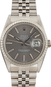 Rolex Datejust 16030 Slate Dial