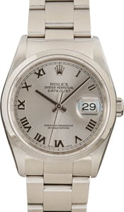 Rolex Datejust 16200 Silver Dial