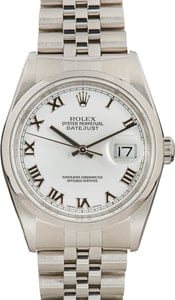 Rolex Datejust 16200 White Roman Numeral