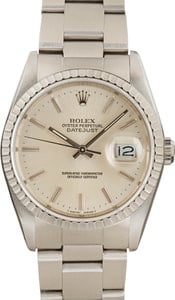 Rolex DateJust Stainless Steel Oyster 16220