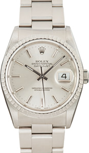 Rolex Datejust Ref 16220 Stainless Steel Oyster