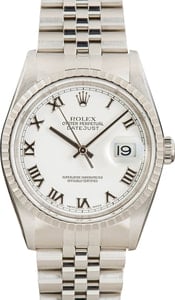 Rolex Datejust 16220 White Dial