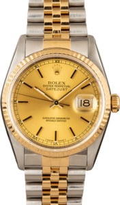 Pre Owned Men's Rolex Stainless and Gold DateJust 16233