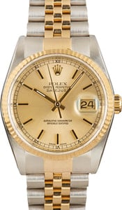 Rolex Datejust ref 16233 Two Tone Jubilee