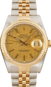 Pre Owned Rolex Datejust 16233 Champagne