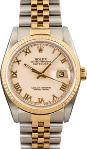 Used Rolex Datejust 16233 Roman Dial