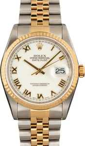 Rolex Datejust 16233 White Dial