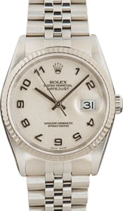 Pre-owned Rolex Datejust 16234 Ivory Jubilee Dial