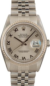 Pre-Owned Rolex Datejust 16234 Roman Dial