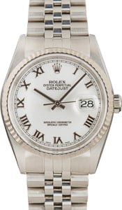 Rolex Datejust 16234 White Roman