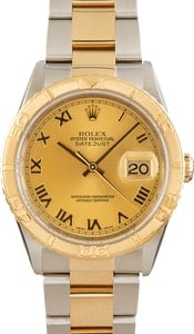 Rolex Two-Tone Datejust Thunderbird 16263 Oyster