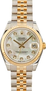 Mid-Size Rolex Datejust 178273 Diamond