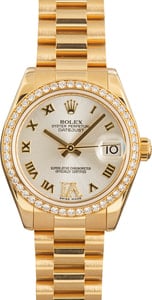 Ladies Rolex Datejust 178288 18k Yellow Gold