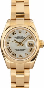 Pre-owned Rolex Ladies Datejust Pearl Dial