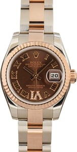 Ladies Rolex Datejust 179171 Steel & Everose Gold