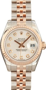 Ladies Rolex Datejust 179171 Steel & Everose Gold