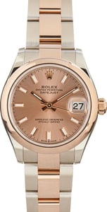 Womens Rolex Datejust 278241 Steel & Everose Gold