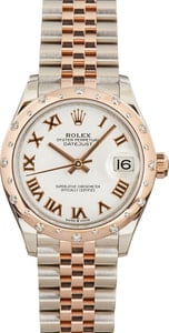 Ladies Rolex Datejust 278341 Steel & 18k Everose Gold