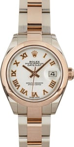 Ladies Rolex Datejust 279161 Stainless Steel & 18k Everose Gold