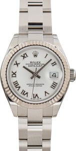 Pre-Owned Rolex Datejust 279174 White Roman Dial