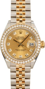 Ladies Rolex Datejust 279383 Stainless Steel & 18k Yellow Gold