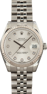 Lady Rolex Datejust 178274 Silver Dial