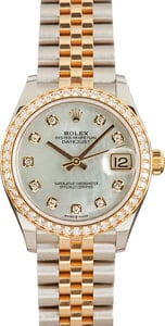 Ladies Rolex Datejust 31 Ref 278383 Stainless Steel & Yellow Gold