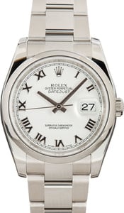 Rolex Datejust 116200 White Dial