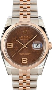 Rolex Datejust 116201 Floral Motif Dial