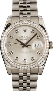 Pre-Owned Rolex Diamond Datejust 116244