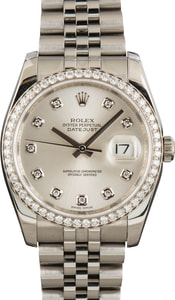 Rolex Datejust 116244 Diamond Bezel