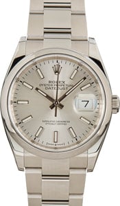 Rolex Datejust 126200 Silver Dial