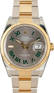 Pre-owned Rolex Datejust 126233 Wimbledon Dial