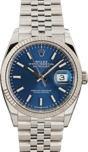 Rolex Datejust ref 126234 Blue Dial