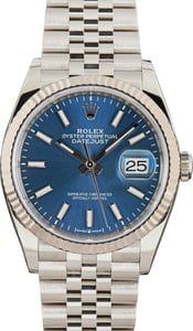 Rolex Datejust ref 126234 Blue Dial