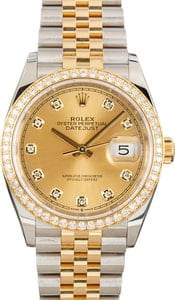 Rolex Datejust 36 Ref 126283 Stainless Steel & 18k Yellow Gold