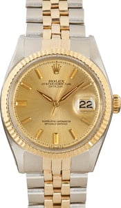 Rolex Datejust 1600 Champagne Dial