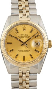 Used Rolex Datejust 16013 Champagne