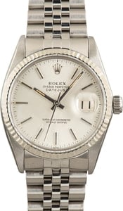 Used Rolex Datejust 16014 Silver Index Dial