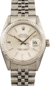 Used Rolex Datejust 16014 Silver Dial