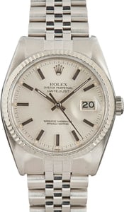 Rolex Datejust ref 16014 Silver Dial