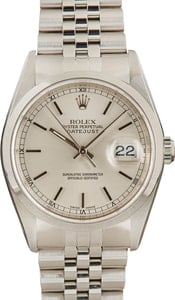 Rolex Datejust 16200 Silver Dial