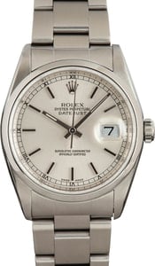 Rolex Datejust 16200 Silver Dial