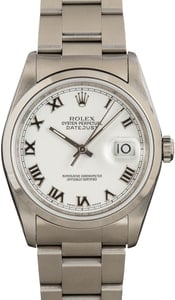 Rolex Datejust 16200 White Dial