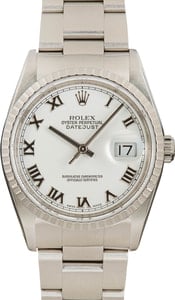 Rolex Datejust 16220 White Dial