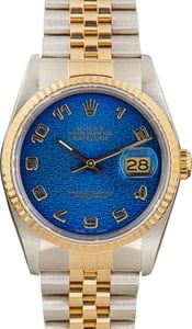 Rolex Datejust ref 16233 Blue Dial