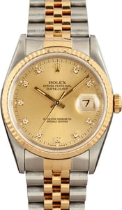 Used Rolex Datejust 16233 Diamond Dial