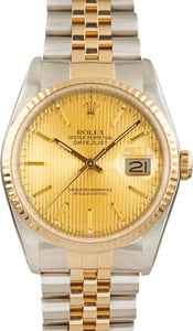 Pre-Owned 36MM Rolex Datejust 16233 Tapestry Dial