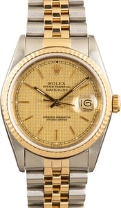 Rolex Datejust 16233 Houndstooth Dial