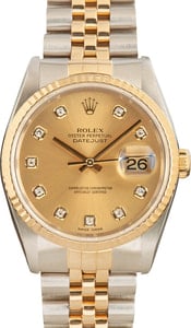 Rolex Datejust 16233 Diamond Dial